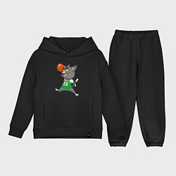 Детский костюм оверсайз Jordan Cat, цвет: черный