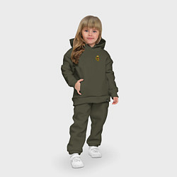 Детский костюм оверсайз ВМФ Балтийский флот ВМФ России, цвет: хаки — фото 2