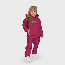 Детский костюм оверсайз Bmw e30 drift stance, цвет: маджента — фото 2