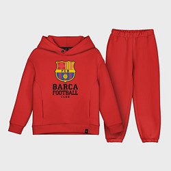 Детский костюм оверсайз Barcelona Football Club, цвет: красный