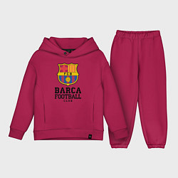 Детский костюм оверсайз Barcelona Football Club, цвет: маджента