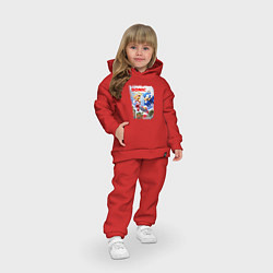 Детский костюм оверсайз SONIC СОНИК Z, цвет: красный — фото 2