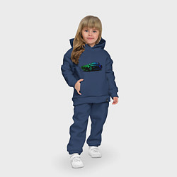 Детский костюм оверсайз SHELBI COBRA I Шелби Кобра, цвет: тёмно-синий — фото 2