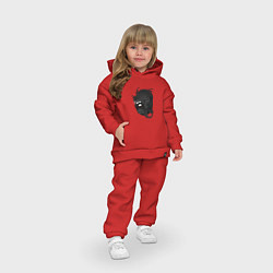 Детский костюм оверсайз Оборотень, цвет: красный — фото 2