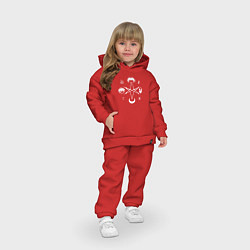 Детский костюм оверсайз BMTH, цвет: красный — фото 2