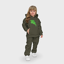 Детский костюм оверсайз Green Armenia, цвет: хаки — фото 2