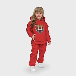 Детский костюм оверсайз Style - Tiger, цвет: красный — фото 2