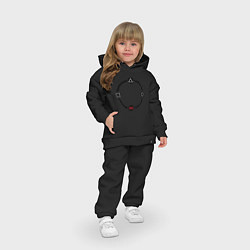 Детский костюм оверсайз Squid Game Circle, цвет: черный — фото 2