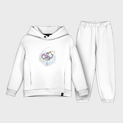 Детский костюм оверсайз Ци Ци готова к бою, цвет: белый