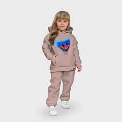 Детский костюм оверсайз Huggy Wuggy, цвет: пыльно-розовый — фото 2