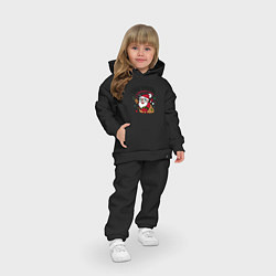 Детский костюм оверсайз В поисках снегурочки, цвет: черный — фото 2