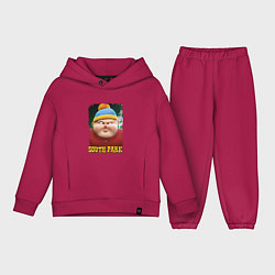 Детский костюм оверсайз Eric Cartman 3D South Park, цвет: маджента