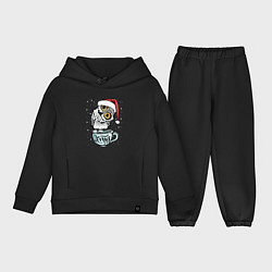 Детский костюм оверсайз X-mas Owl, цвет: черный