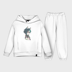 Детский костюм оверсайз Неко Сяо, цвет: белый