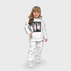 Детский костюм оверсайз Коллекция Get inspired! Art Абстракция Fl-152-158-, цвет: белый — фото 2