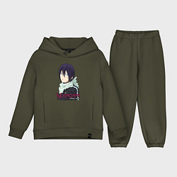 Детский костюм оверсайз Yato blue eyes, цвет: хаки