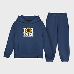 Детский костюм оверсайз FOREVER NOT JUST WHEN WE WIN, Boston Bruins, Босто, цвет: тёмно-синий
