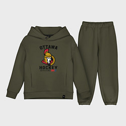 Детский костюм оверсайз OTTAWA SENATORS ОТТАВА СЕНАТОРЗ, цвет: хаки