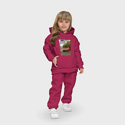 Детский костюм оверсайз Forza Horizon 5 AUDI, цвет: маджента — фото 2