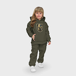 Детский костюм оверсайз Vegas Golden Knights , Вегас Голден Найтс, цвет: хаки — фото 2