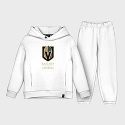 Детский костюм оверсайз Knights are coming , Вегас Голден Найтс , Vegas Go, цвет: белый