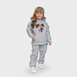 Детский костюм оверсайз Twilight love, цвет: меланж — фото 2