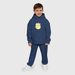 Детский костюм оверсайз Опасный Бакуго My Hero Academia, цвет: тёмно-синий — фото 2