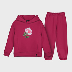 Детский костюм оверсайз Gentle Rose, цвет: маджента