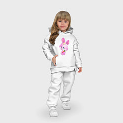 Детский костюм оверсайз Hare a carrot, цвет: белый — фото 2