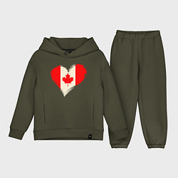 Детский костюм оверсайз Сердце - Канада