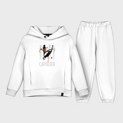 Детский костюм оверсайз Capoeira contactless combat, цвет: белый