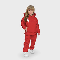 Детский костюм оверсайз Figure skating of Russia, цвет: красный — фото 2