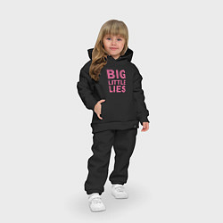 Детский костюм оверсайз Big Little Lies logo, цвет: черный — фото 2
