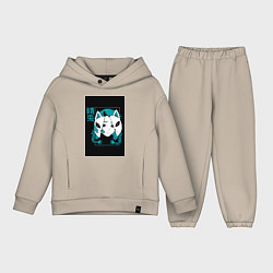 Детский костюм оверсайз Макомо - Клинок рассекающий демонов