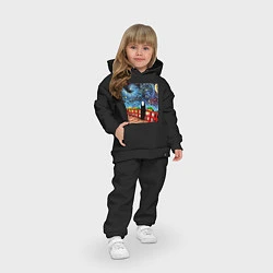 Детский костюм оверсайз Безликий Гог, цвет: черный — фото 2