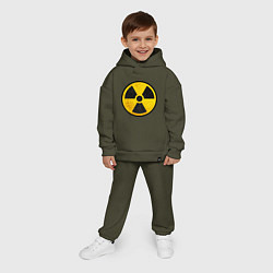 Детский костюм оверсайз Atomic Nuclear, цвет: хаки — фото 2