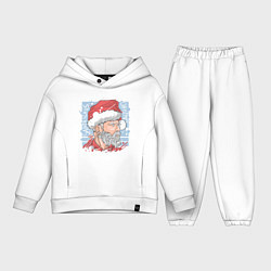 Детский костюм оверсайз Claus christmas, цвет: белый