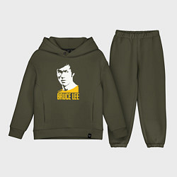 Детский костюм оверсайз Bruce Lee style, цвет: хаки