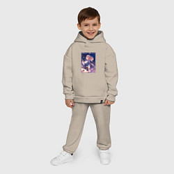 Детский костюм оверсайз March 7 x Sangonomiya Kokomi, цвет: миндальный — фото 2