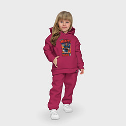 Детский костюм оверсайз Килиан Мбаппе Франция 10, цвет: маджента — фото 2
