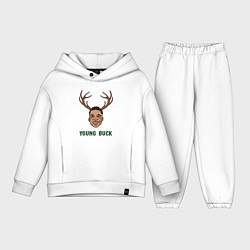 Детский костюм оверсайз Young buck, цвет: белый