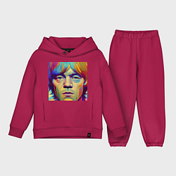 Детский костюм оверсайз Brian Jones Digital Portret, цвет: маджента