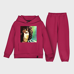 Детский костюм оверсайз Jim Morrison One eye Digital Art, цвет: маджента
