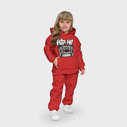 Детский костюм оверсайз Hip hop oldschool, цвет: красный — фото 2