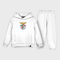 Детский костюм оверсайз Benfica club, цвет: белый