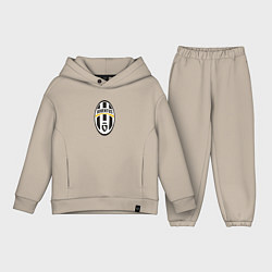 Детский костюм оверсайз Juventus sport fc, цвет: миндальный