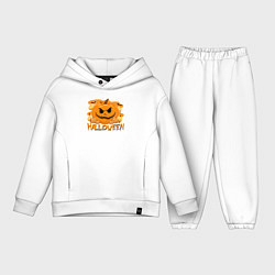 Детский костюм оверсайз Orange holiday halloween, цвет: белый