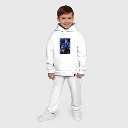 Детский костюм оверсайз T2 - Arnold, цвет: белый — фото 2