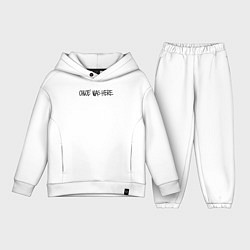 Детский костюм оверсайз Хлоя была здесь, цвет: белый