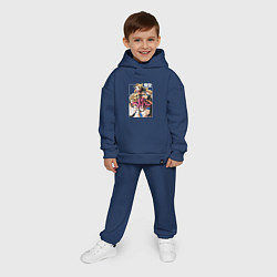 Детский костюм оверсайз Dragon ball anime, цвет: тёмно-синий — фото 2